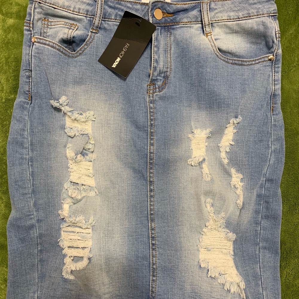 Jean skirt